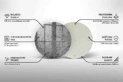 Podkładka pod znicz Beton kamień tekstura