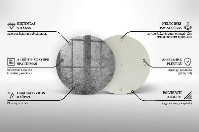 Podkładka pod znicz Beton kamień tekstura