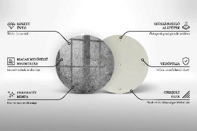 Podkładka pod znicz Beton kamień tekstura