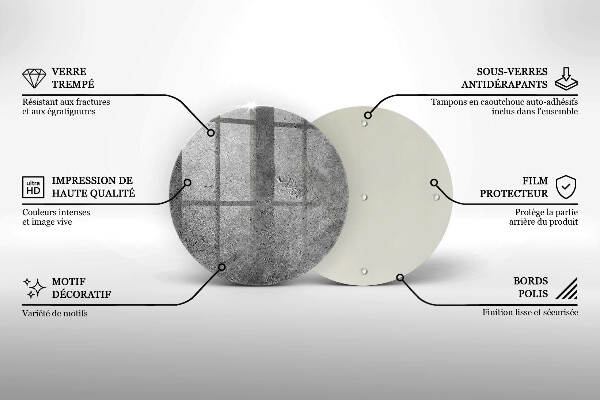 Podkładka pod znicz Beton kamień tekstura