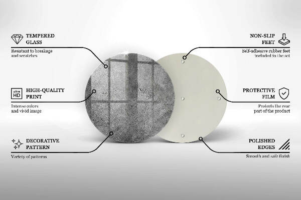 Podkładka pod znicz Beton kamień tekstura