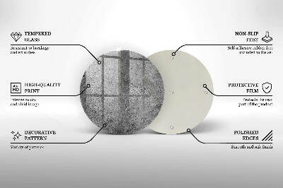 Podkładka pod znicz Beton kamień tekstura