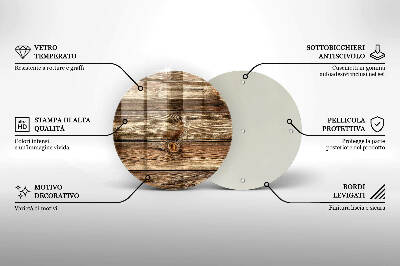 Podkładka pod znicz Tekstura drewno deski