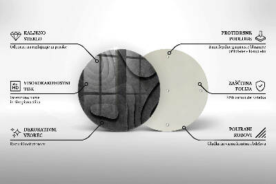 Podstawka pod znicz Kamienne kształty 3D