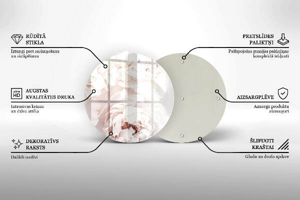 Podkładka pod znicz Pastelowe piwonie