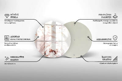 Podkładka pod znicz Pastelowe piwonie