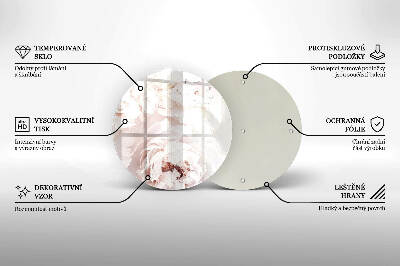 Podkładka pod znicz Pastelowe piwonie