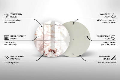 Podkładka pod znicz Pastelowe piwonie