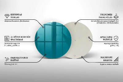 Podstawka na znicz Kolor turkusowy