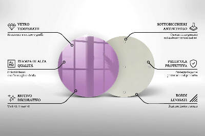 Podkładka pod znicz Kolor fioletowy