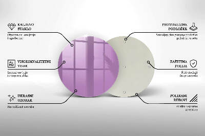 Podkładka pod znicz Kolor fioletowy