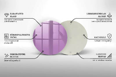 Podkładka pod znicz Kolor fioletowy