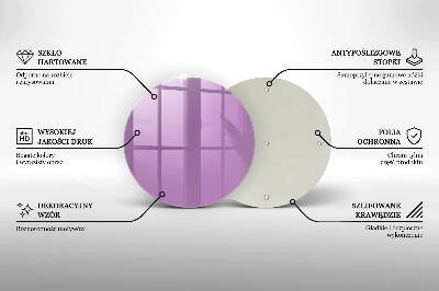 Podkładka pod znicz Kolor fioletowy