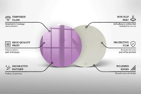 Podkładka pod znicz Kolor fioletowy