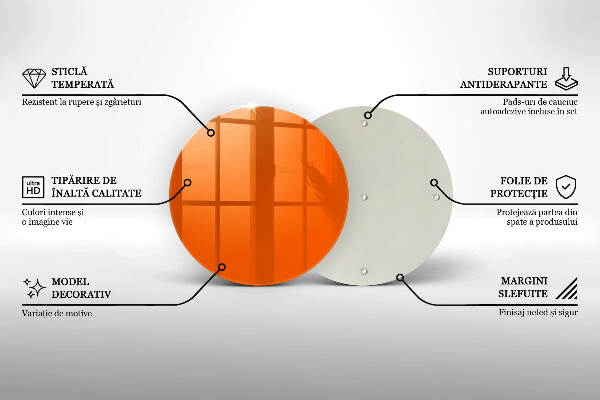 Podkładka pod znicz Kolor pomarańczowy