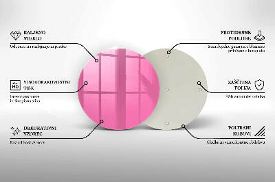 Podstawka pod znicz Kolor różowy
