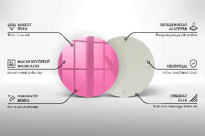 Podstawka pod znicz Kolor różowy