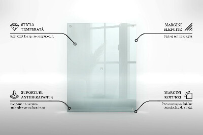 Szklana podstawka pod znicz prostokątna transparentna