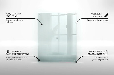 Szklana podstawka pod znicz prostokątna transparentna