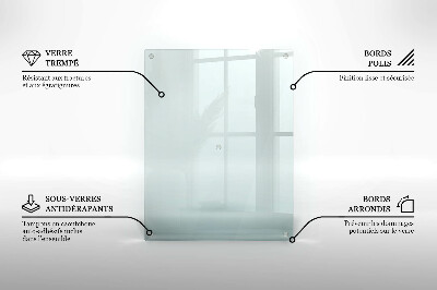 Szklana podstawka pod znicz prostokątna transparentna