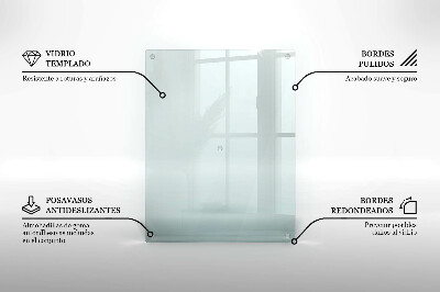 Szklana podstawka pod znicz prostokątna transparentna