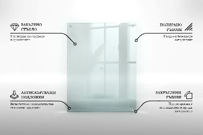 Szklana podstawka pod znicz prostokątna transparentna