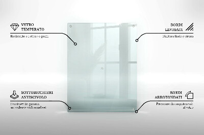 Podkładka pod znicz transparentna szklana 52x40