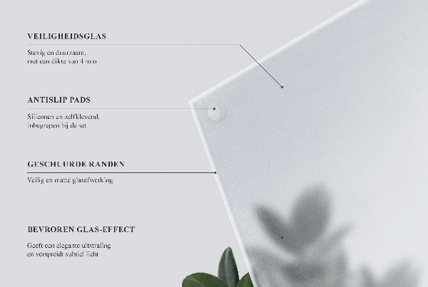 Blat do stolika okrągły Efekt mrożonego szkła