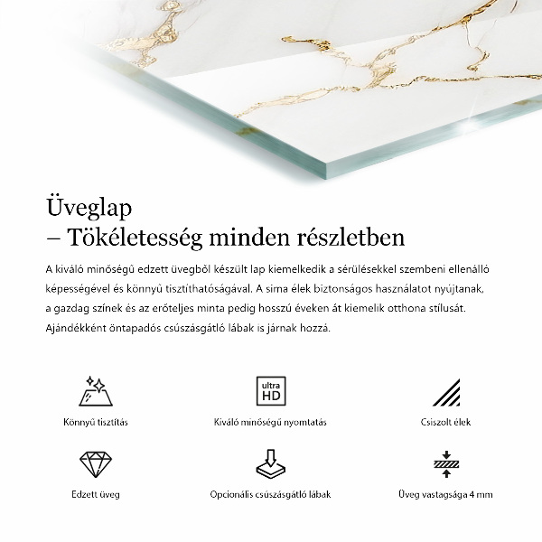 Blat prostokątny Jednolita czerń elegancka