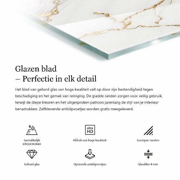 Blat prostokątny Jednolita czerń elegancka