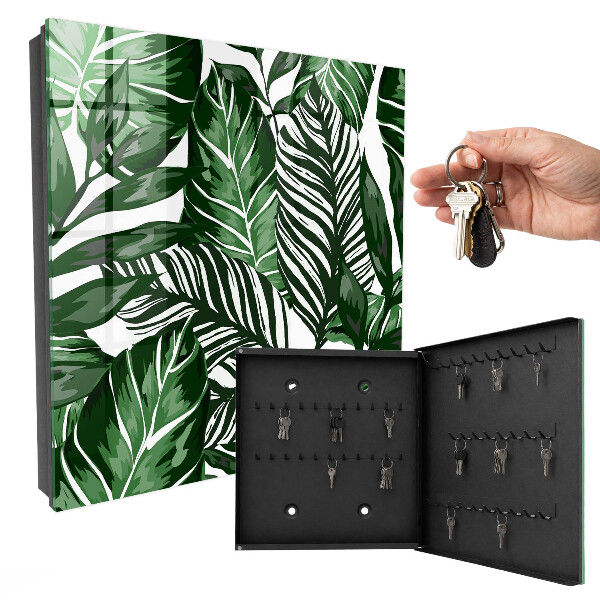 Nowoczesna skrzynka na klucze Wzory roślinne