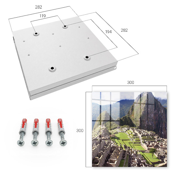 Nowoczesna skrzynka na klucze Miasteczko górskie