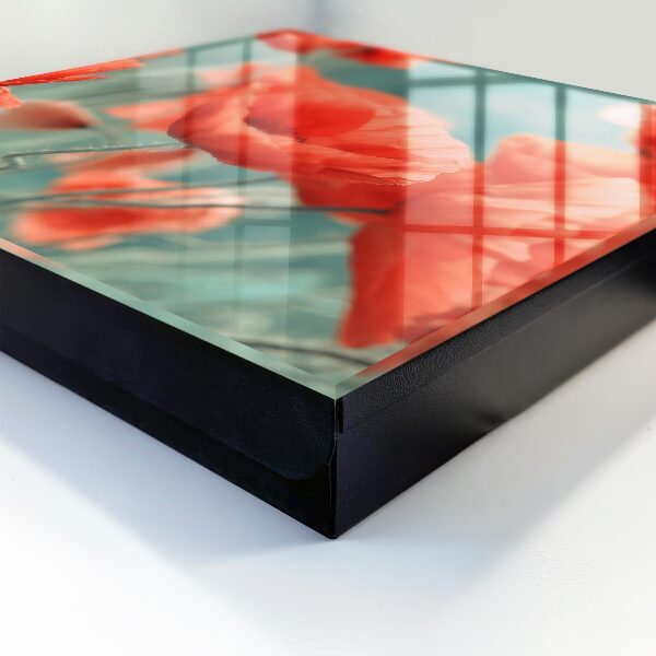 Skrzynka na klucze do domu Czerwone maki