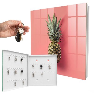 Nowoczesna skrzynka na klucze Egzotyczny ananas