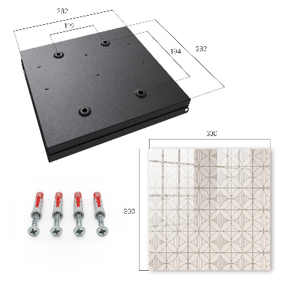 Skrzynka na klucze do domu Elegancka geometria