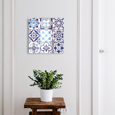 Ozdobna szafka na klucze Wzory geometryczne