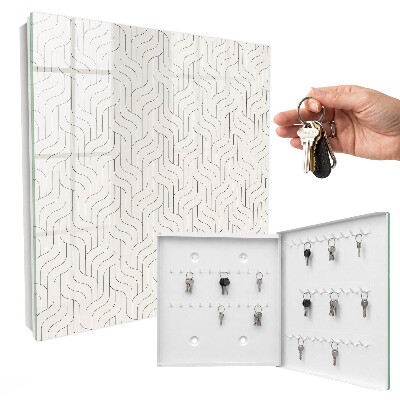 Skrzynka na klucze do domu Wzór geometryczny