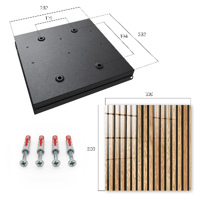 Ozdobna szafka na klucze Pionowe paski