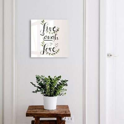 Ozdobna szafka na klucze Typografia pozytywna