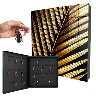 Nowoczesna skrzynka na klucze Elegancki liść