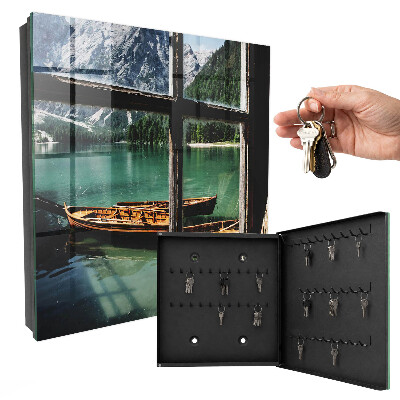 Nowoczesna skrzynka na klucze Jezioro górskie