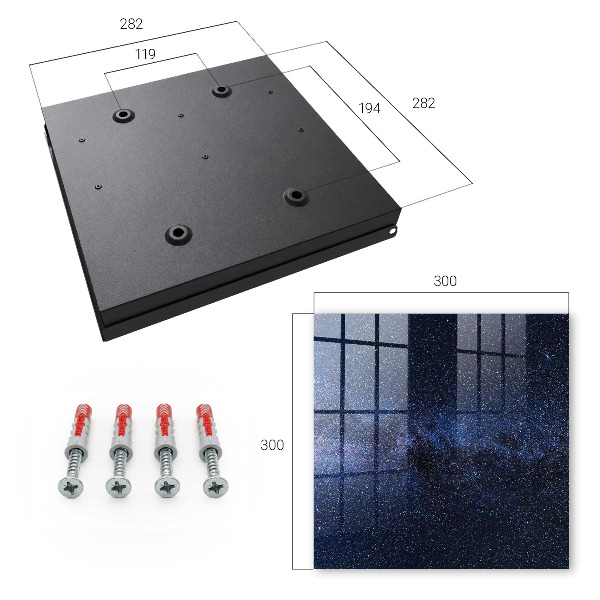 Ozdobna szafka na klucze Nocne niebo