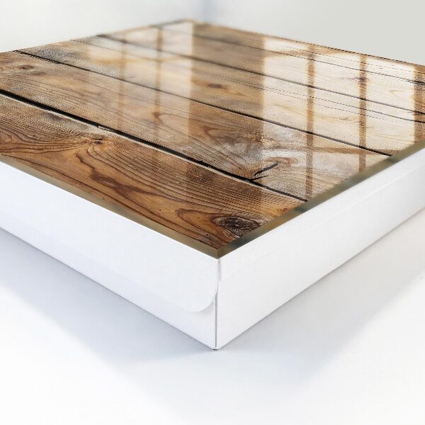 Ozdobna szafka na klucze Deski drewniane