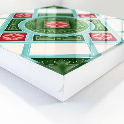 Skrzynka na klucze do domu Geometria kwiatowa