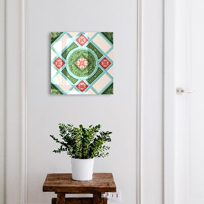 Skrzynka na klucze do domu Geometria kwiatowa