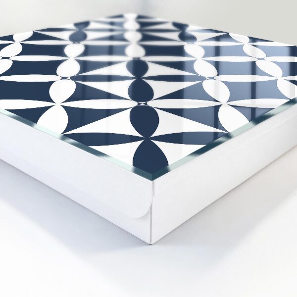 Ozdobna szafka na klucze Geometryczna elegancja