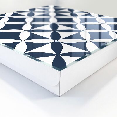 Ozdobna szafka na klucze Geometryczna elegancja