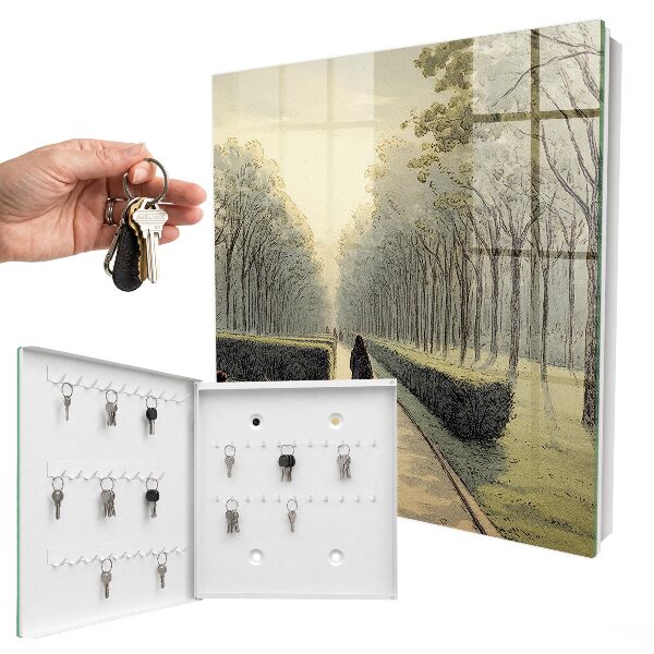 Skrzynka na klucze do domu Spacer po parku