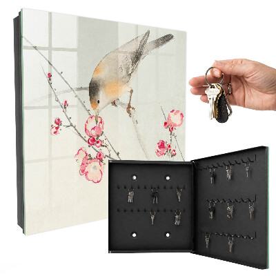Skrzynka na klucze do domu Kwiaty dla ptaków