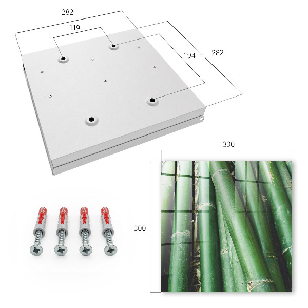 Nowoczesna skrzynka na klucze Zielony pokój